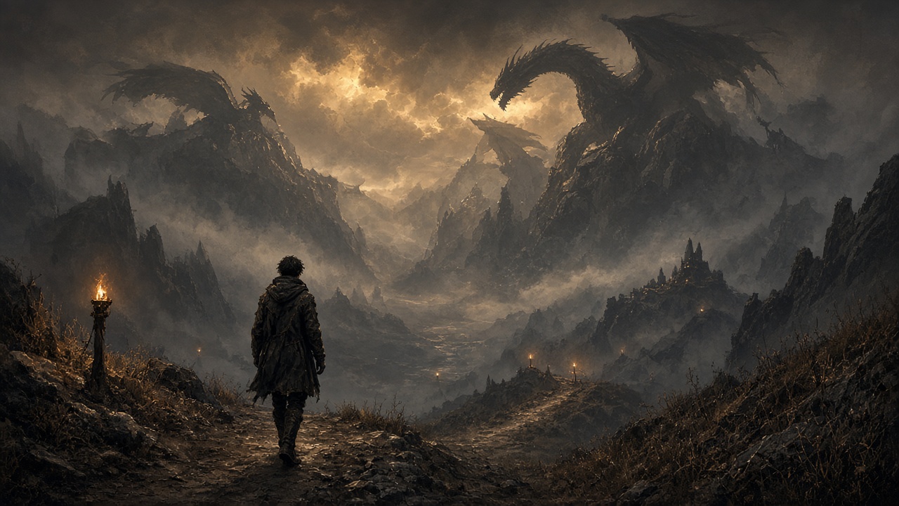 Dragonkind Threshing path into the Valley