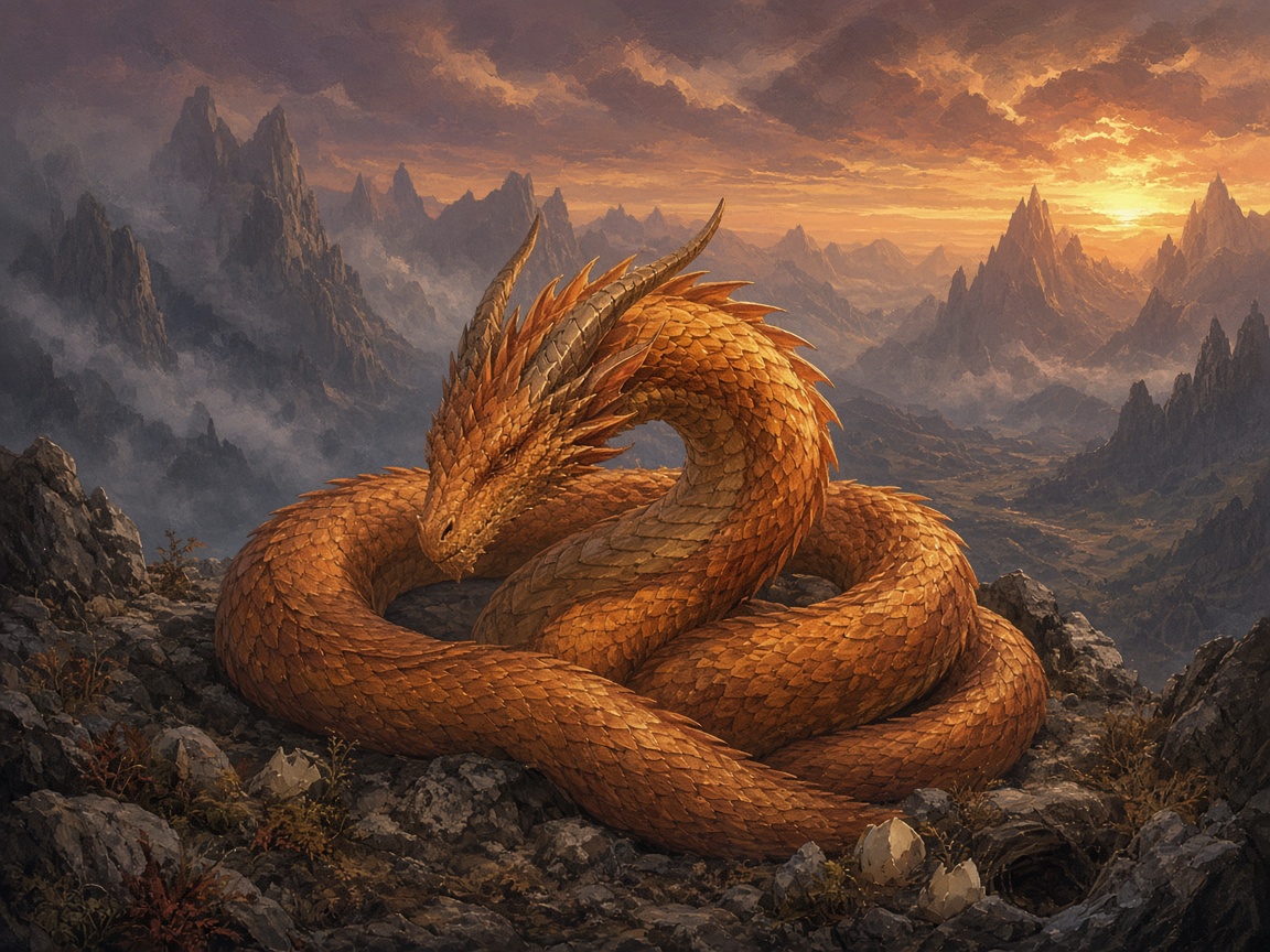 Fan concept of a Dragonkind orange dragon